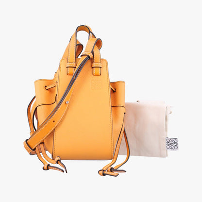 Loewe Hammock Mini Orange Leather Shoulder Bag