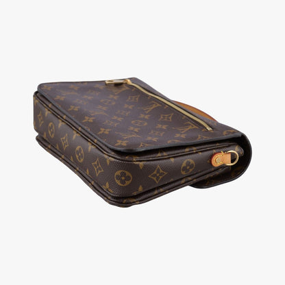 Louis Vuitton Pochette Metis MM Monogram Brown Canvas Handbag — view 6