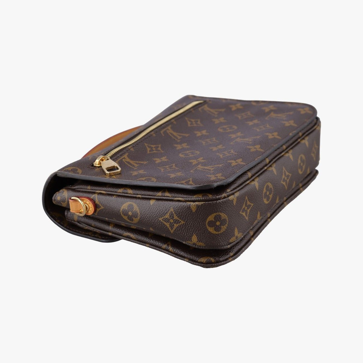 Louis Vuitton Pochette Metis MM Monogram Brown Canvas Handbag — view 7
