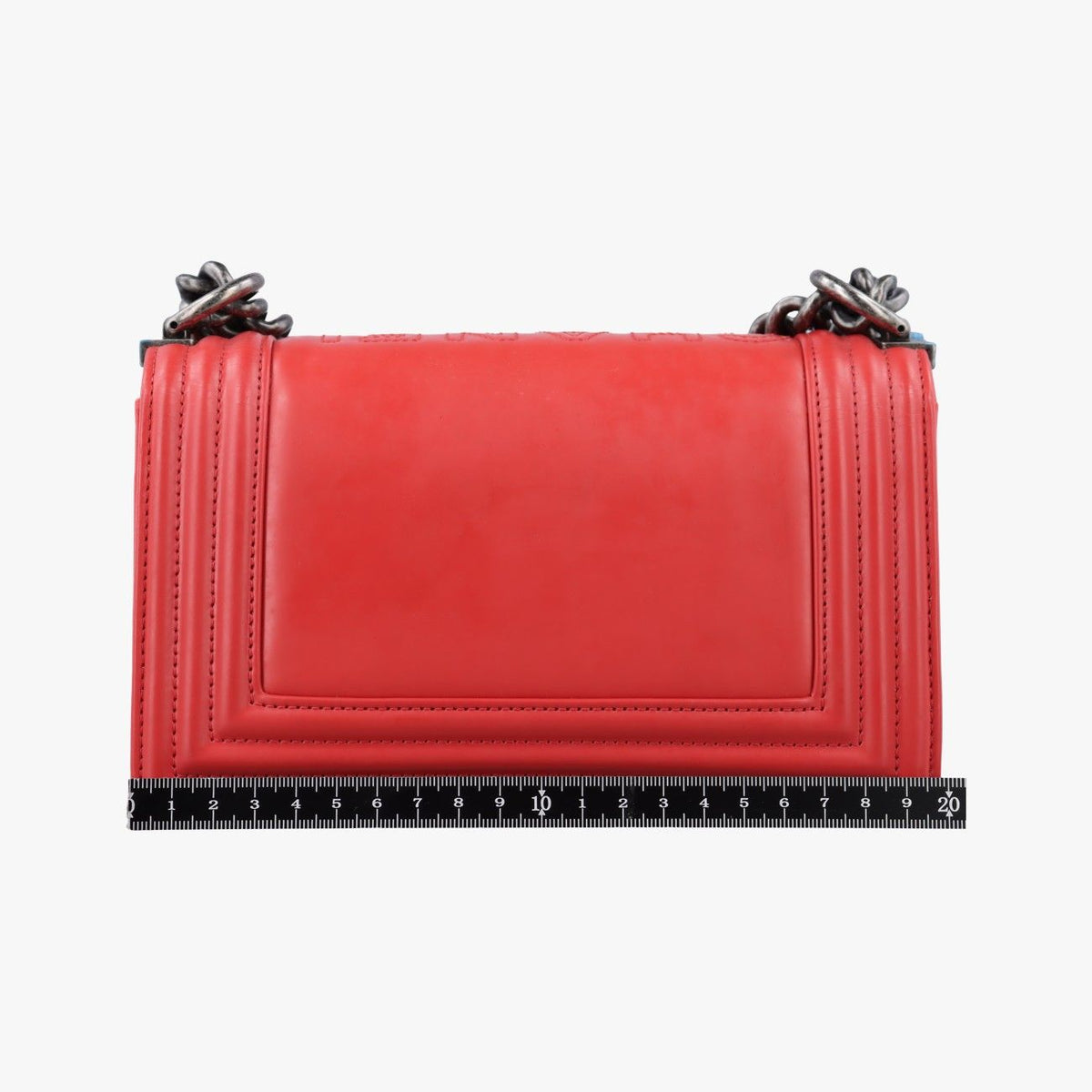 Chanel Boy Red Leather — view 2