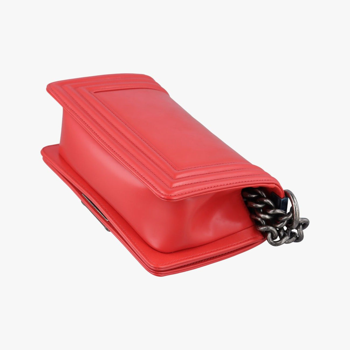 Chanel Boy Red Leather — view 6
