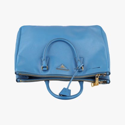 Prada Galleria Blue Saffiano Leather — view 8