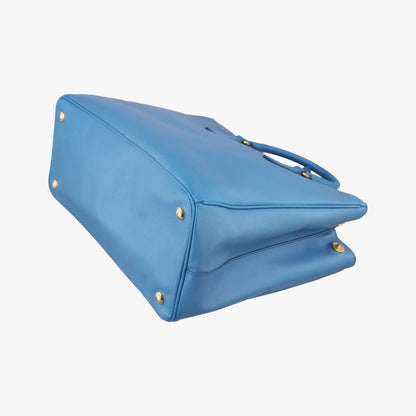 Prada Galleria Blue Saffiano Leather — view 6
