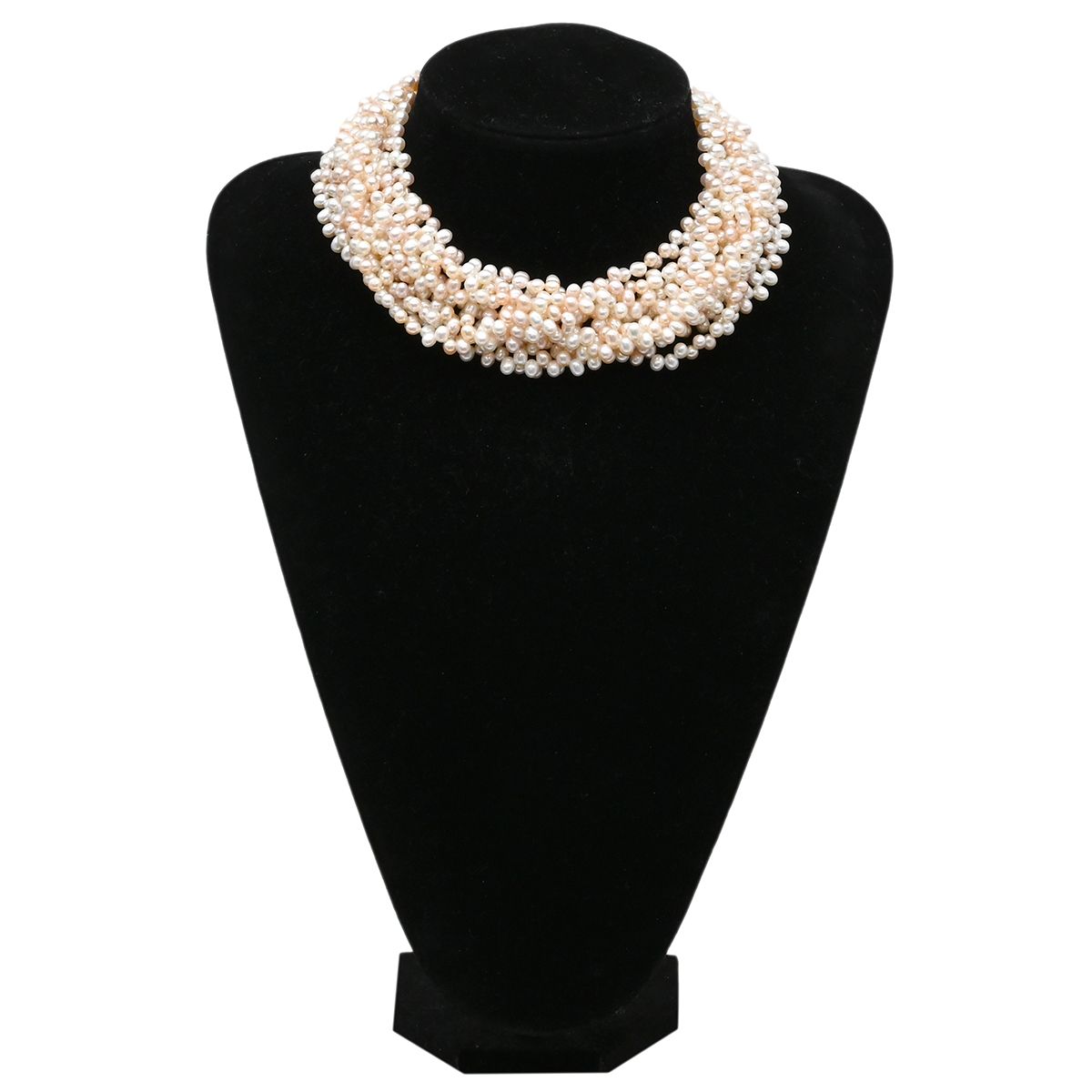 Tiffany & Co Necklace Torsade Pearl White Pink Silver HardWear Paloma Picasso — view 8