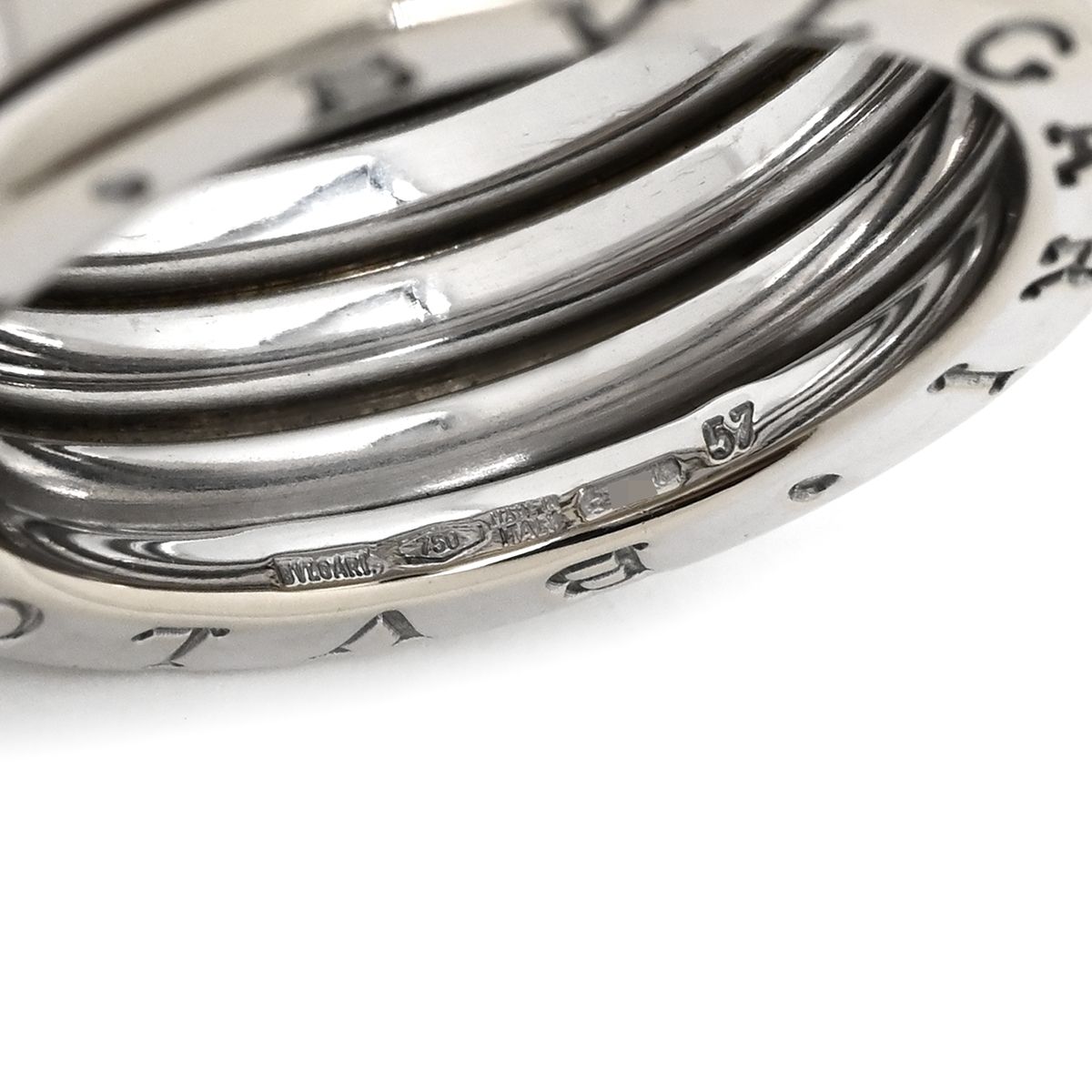 Bvlgari Ring B.zero1 White Gold 57 18k — view 5