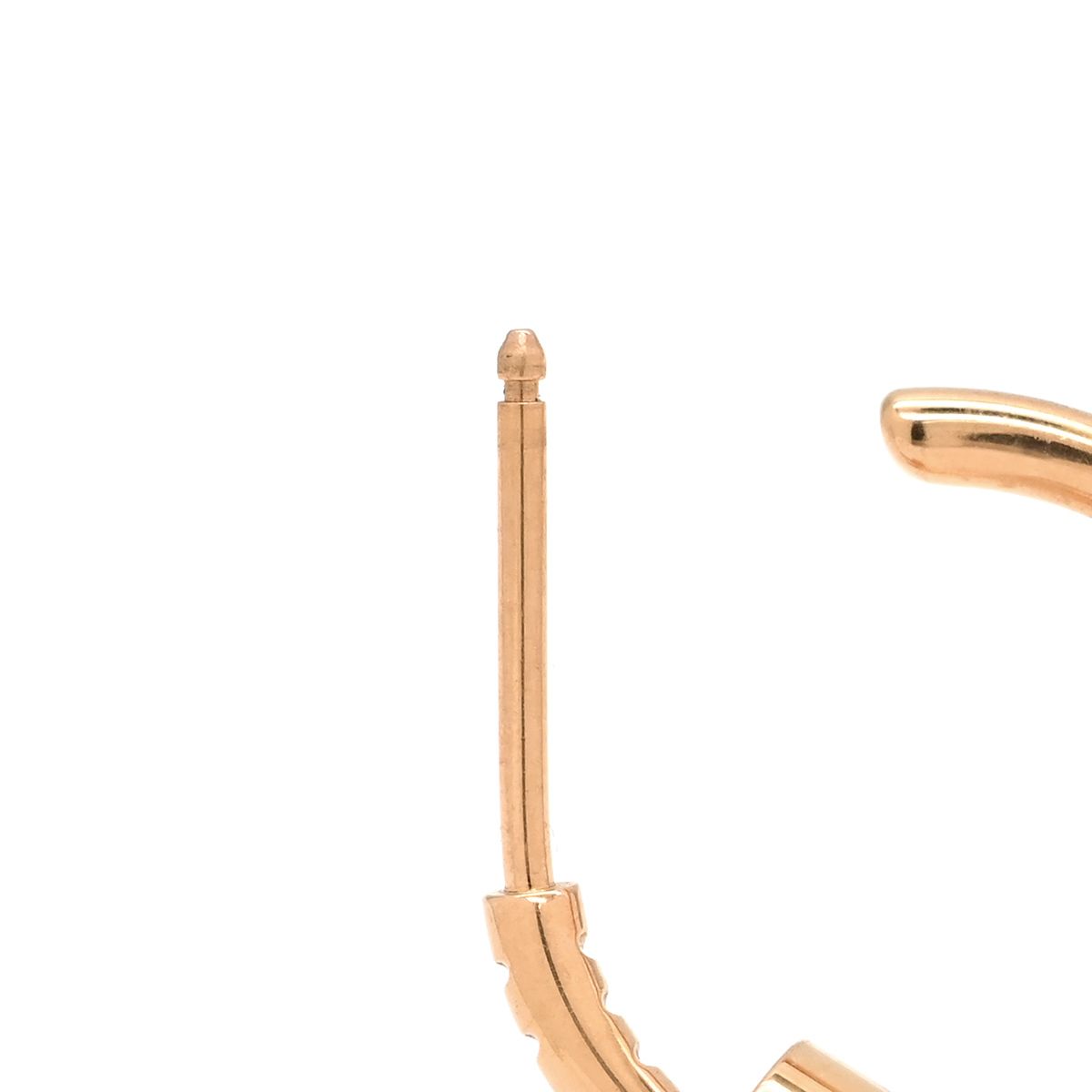 Cartier Earrings Juste un Clou SM Pink Gold PG Hoop — view 4