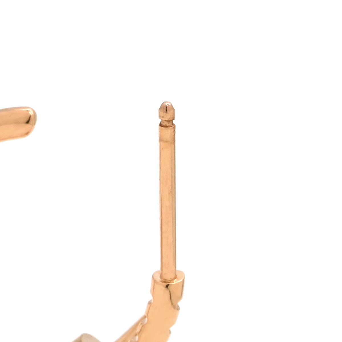 Cartier Earrings Juste un Clou SM Pink Gold PG Hoop — view 3