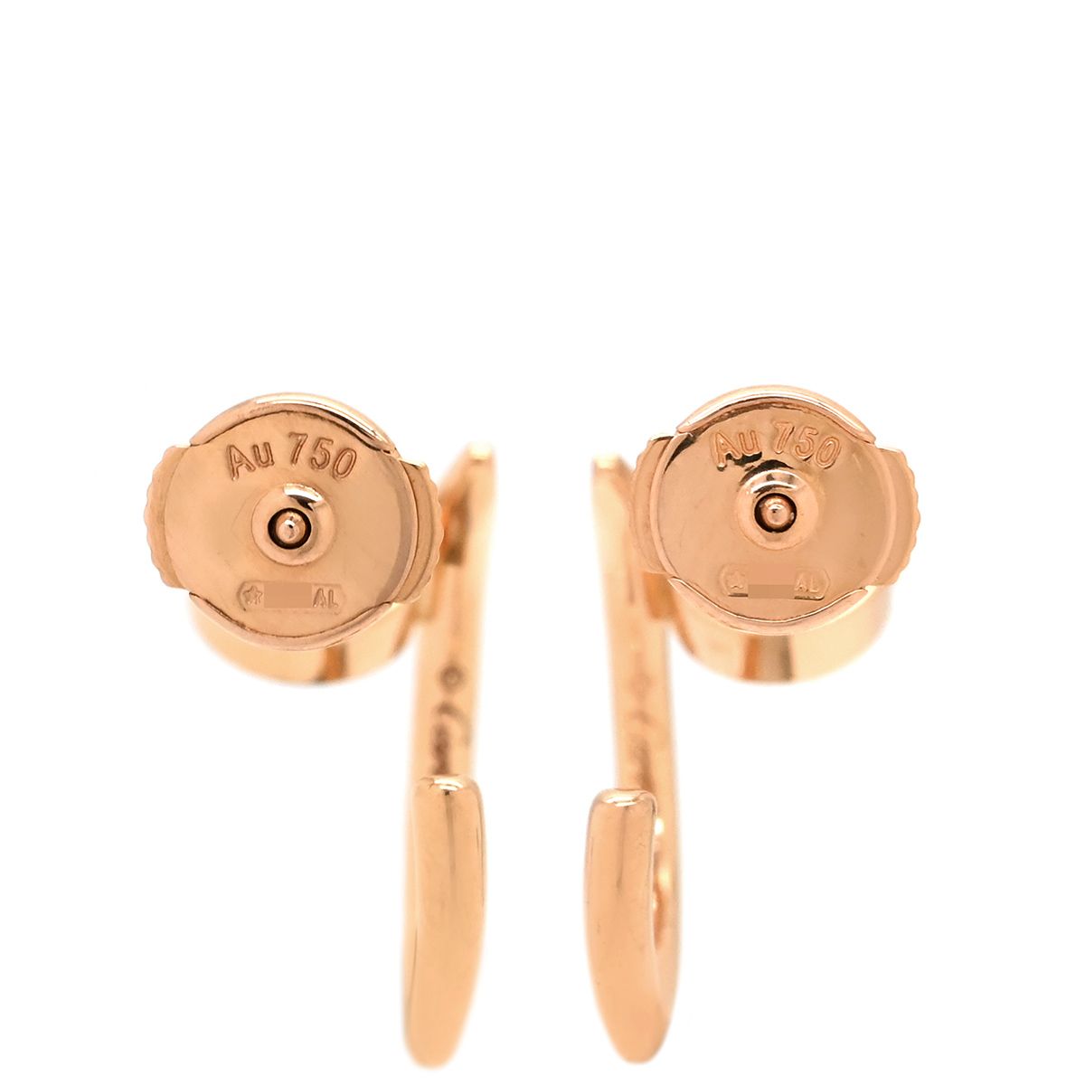 Cartier Earrings Juste un Clou SM Pink Gold PG Hoop — view 2