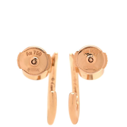 Cartier Earrings Juste un Clou SM Pink Gold PG Hoop — view 2