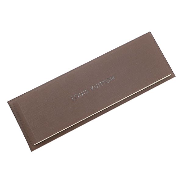 Louis Vuitton Ballpoint Pen Jet Rack Monogram Pattern Metal Red Silver Twist — view 8