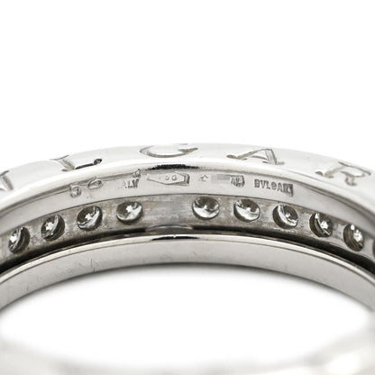 Bvlgari Ring B.zero1 XS Pave Diamond White Gold 52 750 Band — view 3