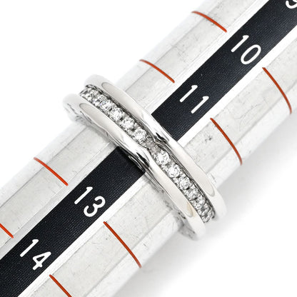Bvlgari Ring B.zero1 XS Pave Diamond White Gold 52 750 Band — view 5