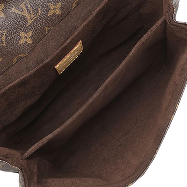 Louis Vuitton 2-Way Bag Pochette Metis MM Monogram Canvas Gold Brown Shoulder — view 8
