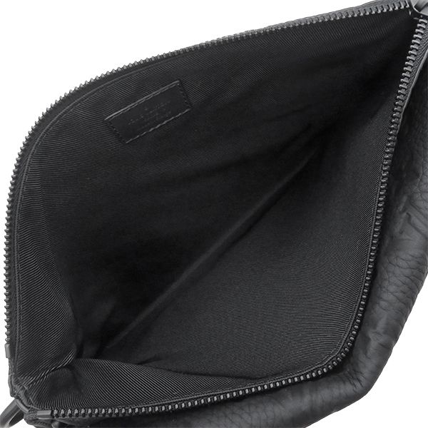 Louis Vuitton Clutch S Lock Pochette Leather Monogram Shadow Black Second — view 7