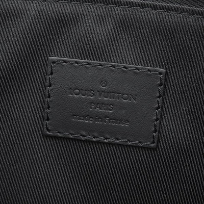 Louis Vuitton Clutch S Lock Pochette Leather Monogram Shadow Black Second — view 8