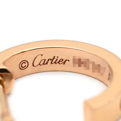 Cartier Earrings Love Hoop SM Pink Gold Mini PG RG — view 7