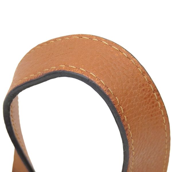 Loewe 2-Way Bag Hammock Bag Small Calfskin Tan Gold Brown Anagram Handbag — view 7