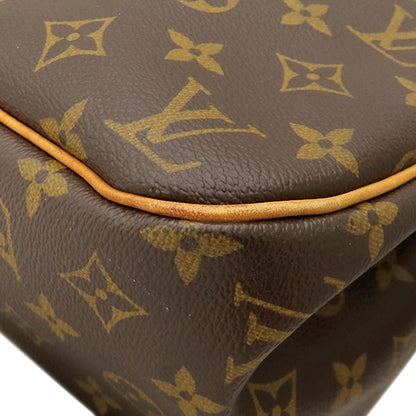 Louis Vuitton Tote Batignolles Horizon Monogram Canvas Gold Brown Shoulder Bag — view 4