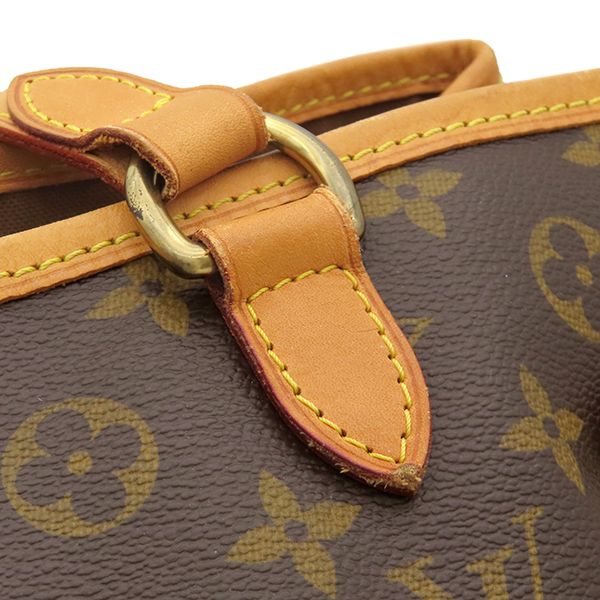 Louis Vuitton Tote Batignolles Horizon Monogram Canvas Gold Brown Shoulder Bag — view 7