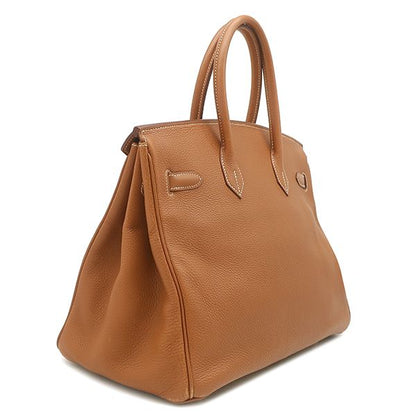 Hermes Handbag Birkin 35 Togo Gold Brown — view 2