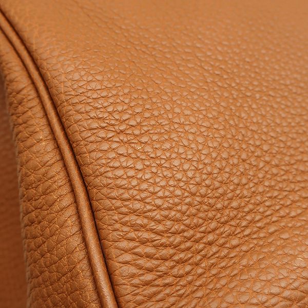 Hermes Handbag Birkin 35 Togo Gold Brown — view 7