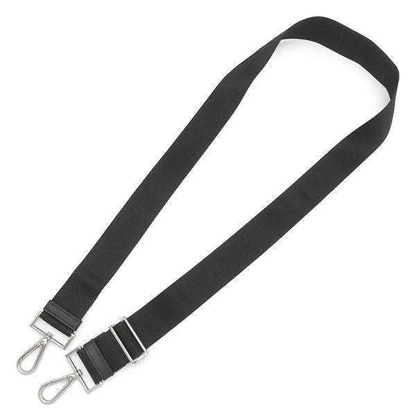 Prada Shoulder Strap 132 Nylon Leather Black Silver Handbag — view 2
