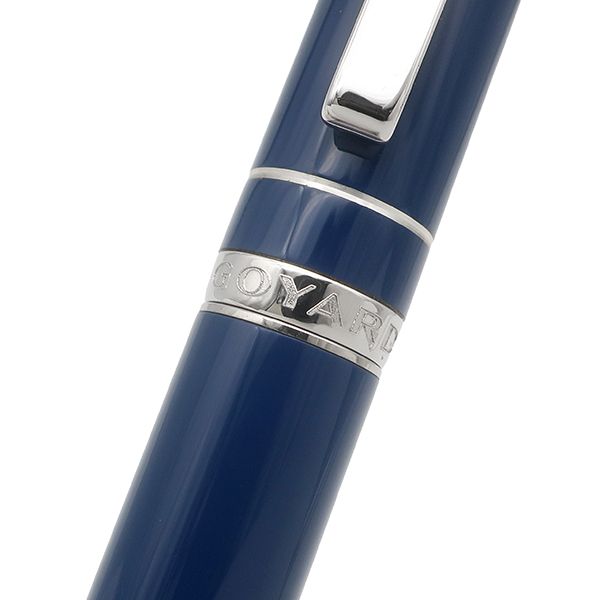 Goyard Ballpoint Pen Clamcy Travel Rollerball Pen Lacquer Solid Silver — view 6