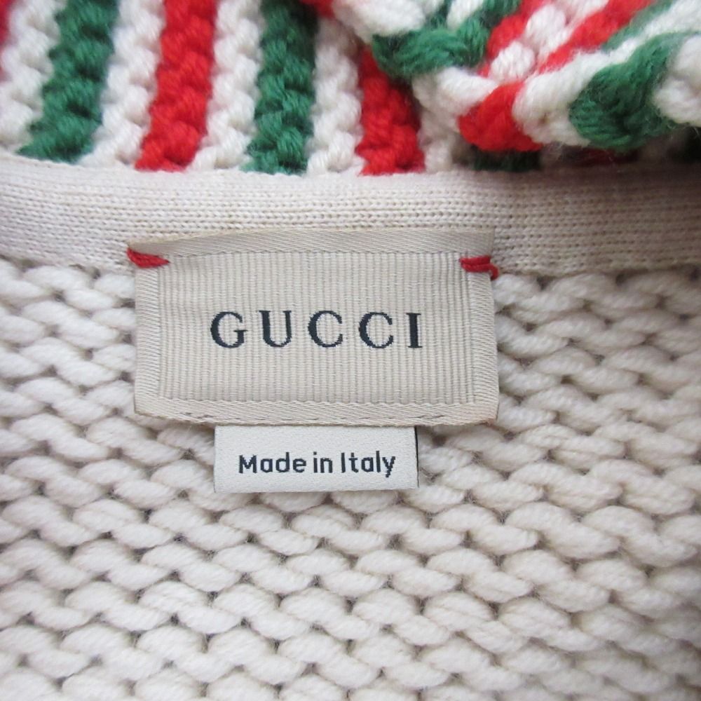 Gucci Shawl Color Cowichan Zip Up Knit Jacket 150/72 Beige Kids Spring 12 — view 5