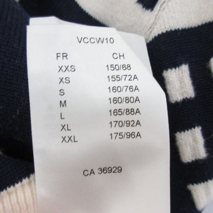 Louis Vuitton Signature Chunky Stripe Pullover Knit Navy Fall Winter Sweater M — view 7