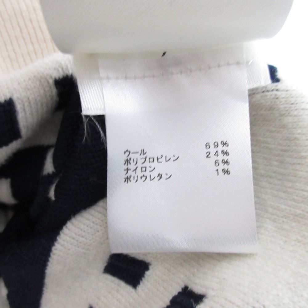 Louis Vuitton Signature Chunky Stripe Pullover Knit Navy Fall Winter Sweater M — view 8