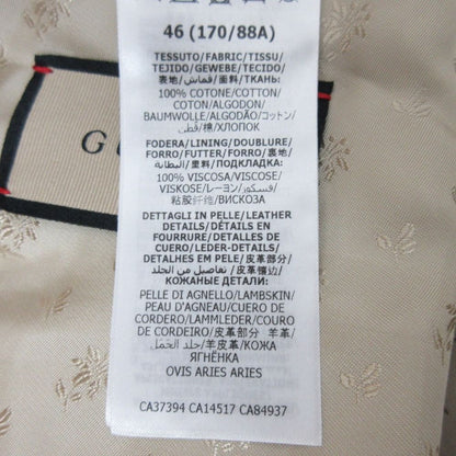 Gucci GG Denim Bomber Jacket Indigo Spring Summer Fall Winter 46 — view 8
