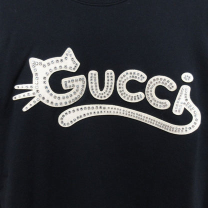 Gucci Kitten Logo Crew Neck Sweatshirt XXS Dark Navy Spring Summer Fall Winter — view 4