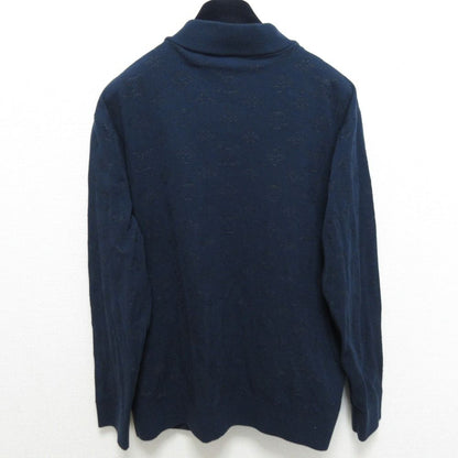 Louis Vuitton Drop Needle Monogram Bomber Zip Up Jacket Tbu Navy Spring L — view 2