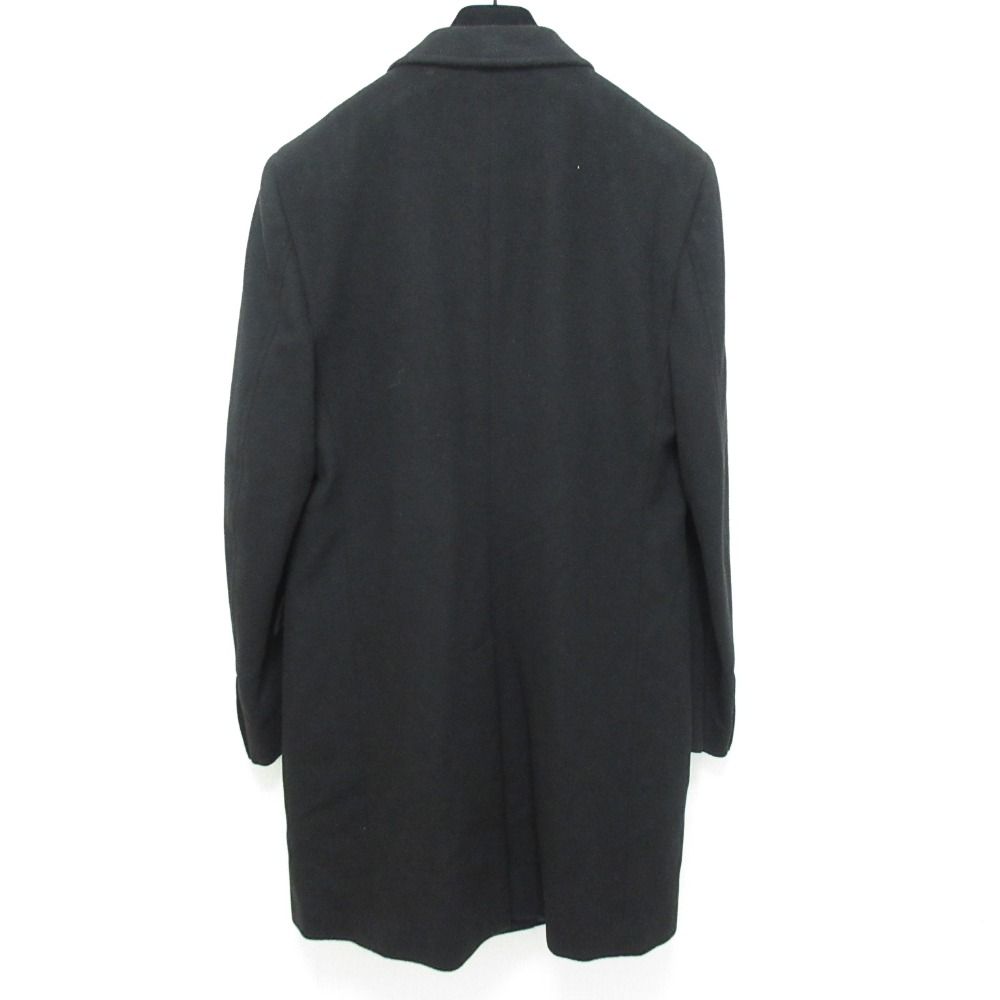 Gucci Wool Chesterfield Over Coat Black — view 2