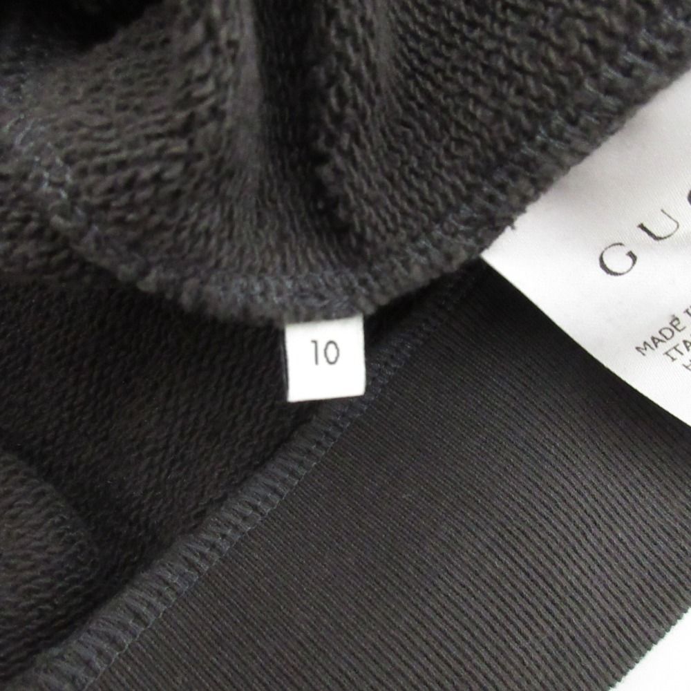 Gucci Tennis Logo Embroidery Crew Neck Sweatshirt Pullover Kids Gray Spring 10 — view 5