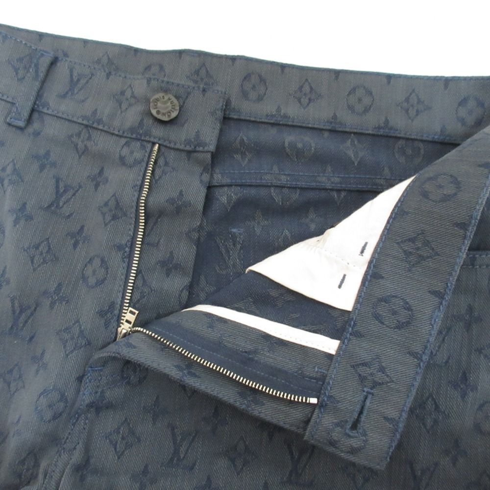 Louis Vuitton Monogram Denim Pants Qjq Indigo Spring Summer Autumn Winter — view 4