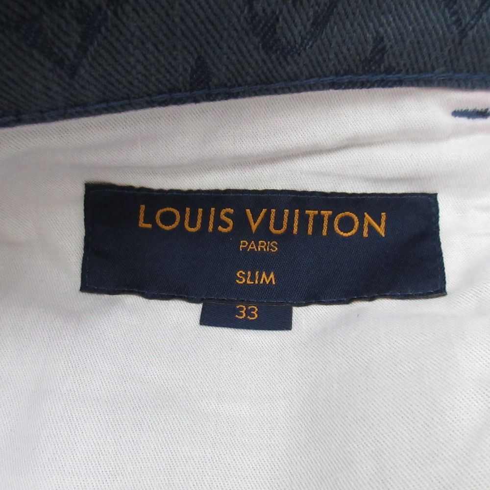 Louis Vuitton Monogram Denim Pants Qjq Indigo Spring Summer Autumn Winter — view 6