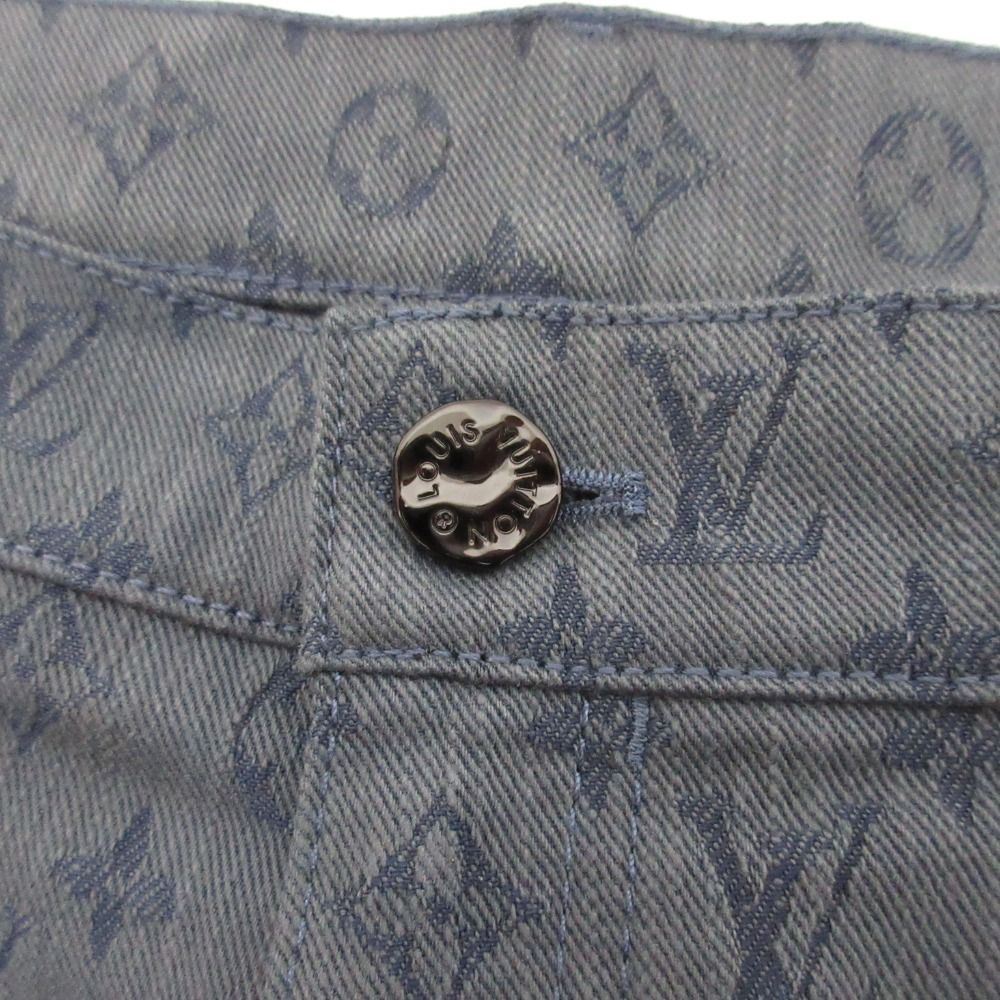 Louis Vuitton Monogram Denim Pants Qjq Indigo Spring Summer Autumn Winter — view 5
