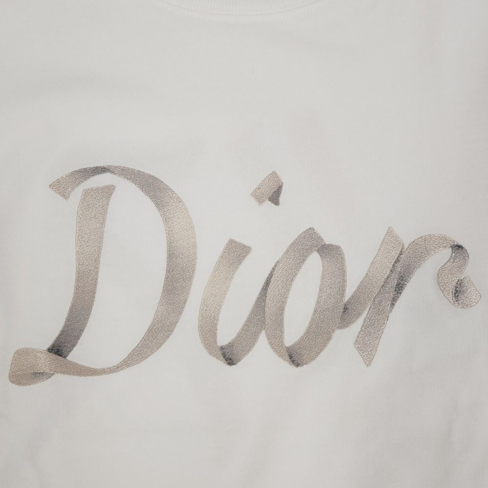 Dior Homme Compact Jersey Relaxed Fit T-Shirt White Spring Summer L — view 4