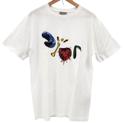 Dior Homme Travis Scott Cactus Jack Logo Print T-Shirt White Spring Summer S