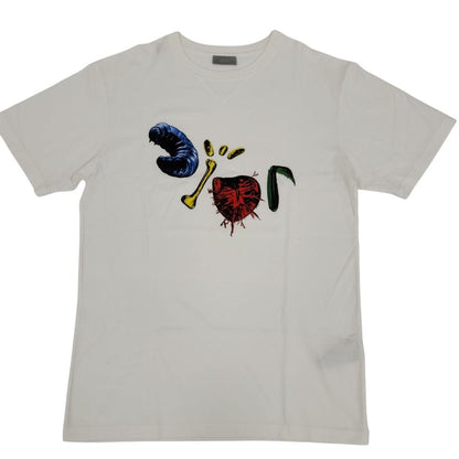 Dior Homme Travis Scott Cactus Jack Logo Print T-Shirt White Spring Summer S — view 3