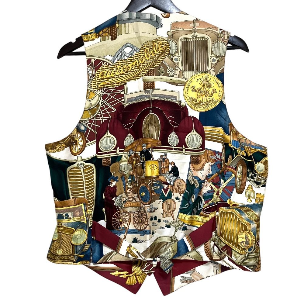 Hermes St Christopher and the Infant Jesus Silk Scarf Vest Gilet Multicolor 50 — view 2