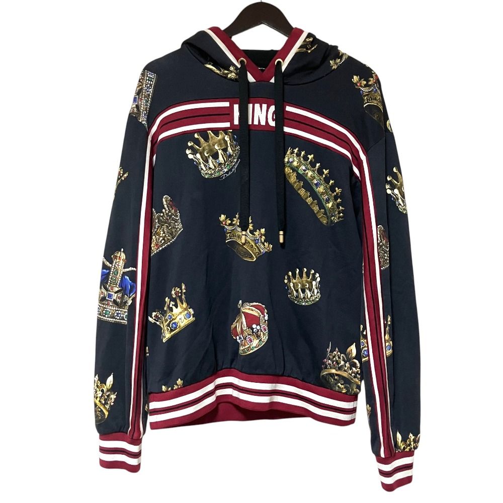 Dolce & Gabbana Crown Print Hoodie Trackpants Set Black — view 2