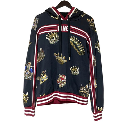 Dolce & Gabbana Crown Print Hoodie Trackpants Set Black — view 2