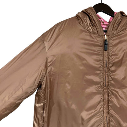 Max Mara the Cube Cameluxe Reversible Zip Up Padded Jacket Pink Spring 36 — view 7