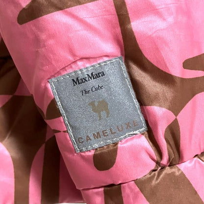 Max Mara the Cube Cameluxe Reversible Zip Up Padded Jacket Pink Spring 36 — view 8