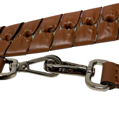 Fendi Strap You Leather Braided Brown Multicolor — view 7