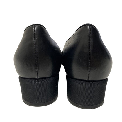 Chanel CC Logo Pearl Gran Pumps Black Spring Summer Winter Heels — view 4