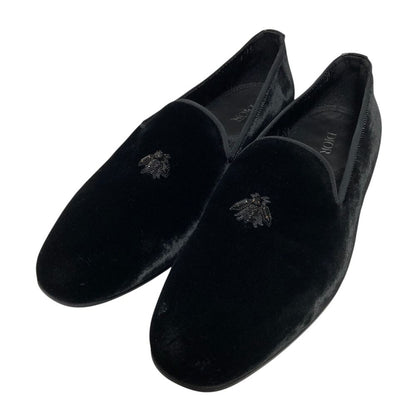 Dior Homme Bee Decoration Velvet Opera Shoes Black Spring Summer Fall Winter