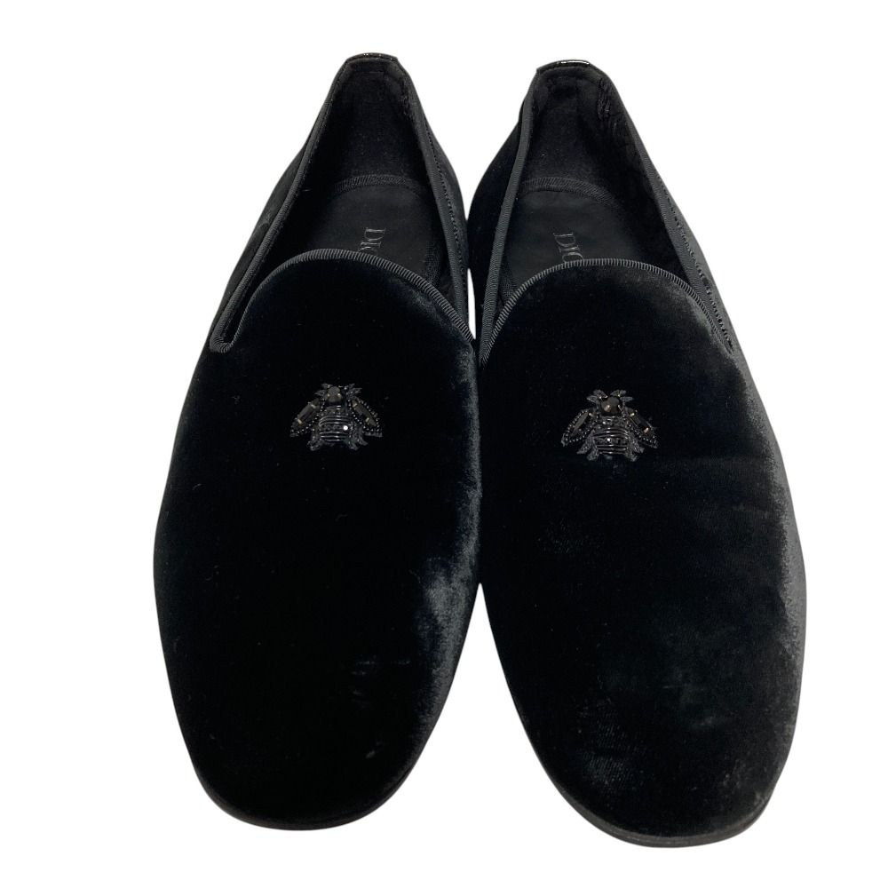 Dior Homme Bee Decoration Velvet Opera Shoes Black Spring Summer Fall Winter — view 2